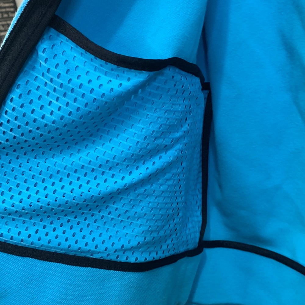 adidas Women's Turquoise Full-Zip Sweatshirt - Picture 7 of 8